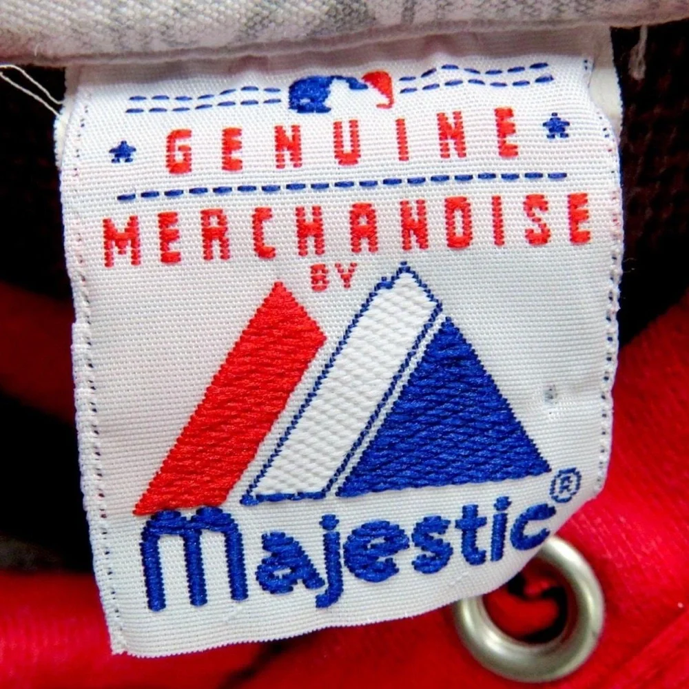 Majestic Athletic Vintage Men's Red & White Boston Red Sox Hoodie Size L